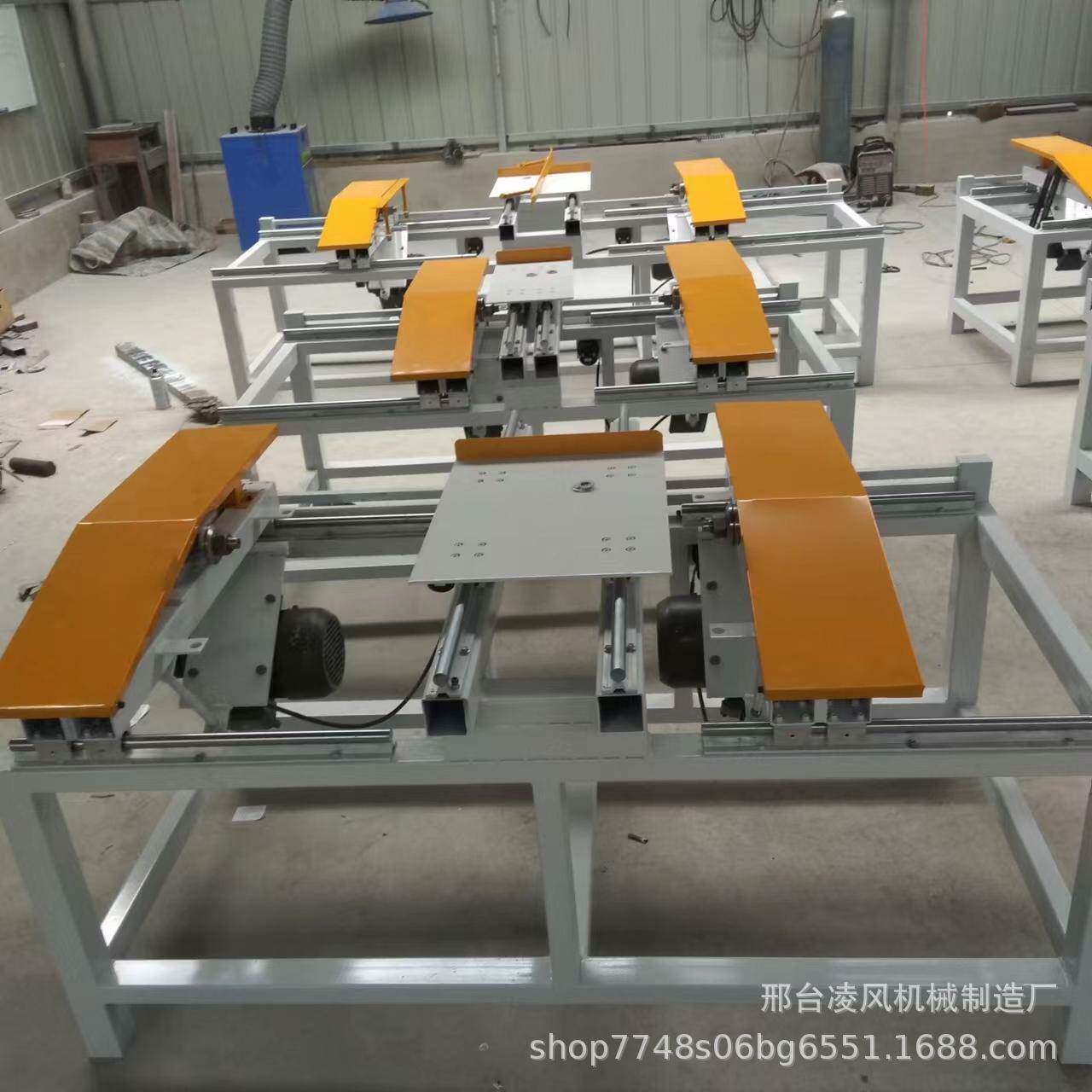 木板裁溜边割机修边推台锯板可调式多断段料模板双端齐头锯齐头锯