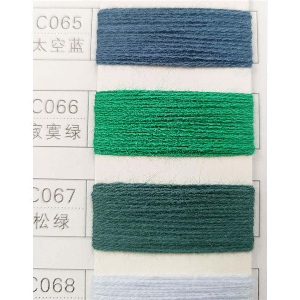 棉山羊9绒有5%棉5%山羊绒双股双秋冬色纱线股FNA30支