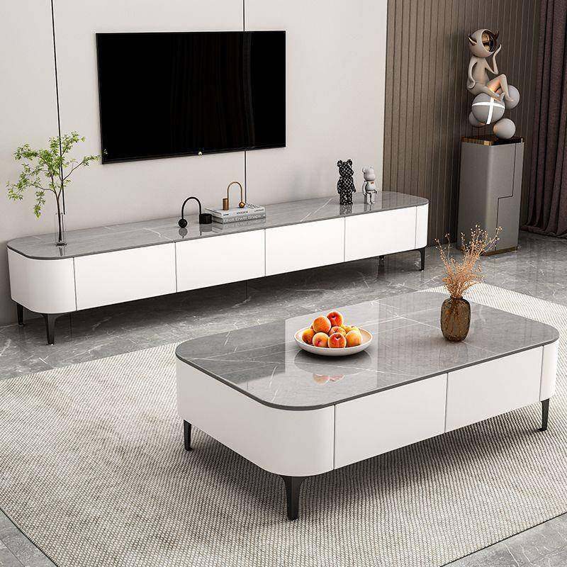 岩简板电视柜茶无品牌/几合现代约厅软包地柜小户客型家用意式落