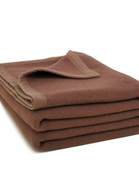 B76【】新兰冬F75588TS羊毛盖毯驼色床上保暖6加厚纯羊毛西毯子铺