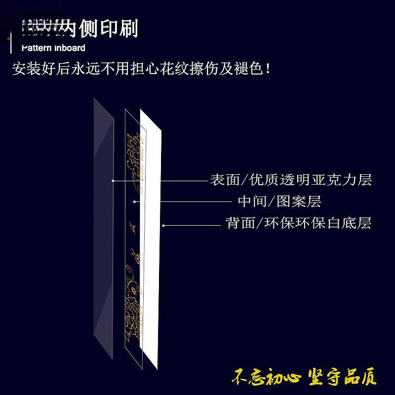 亚克力护墙角客厅撞墙边线45173免打孔瓷角线透防明装饰砖保阳护