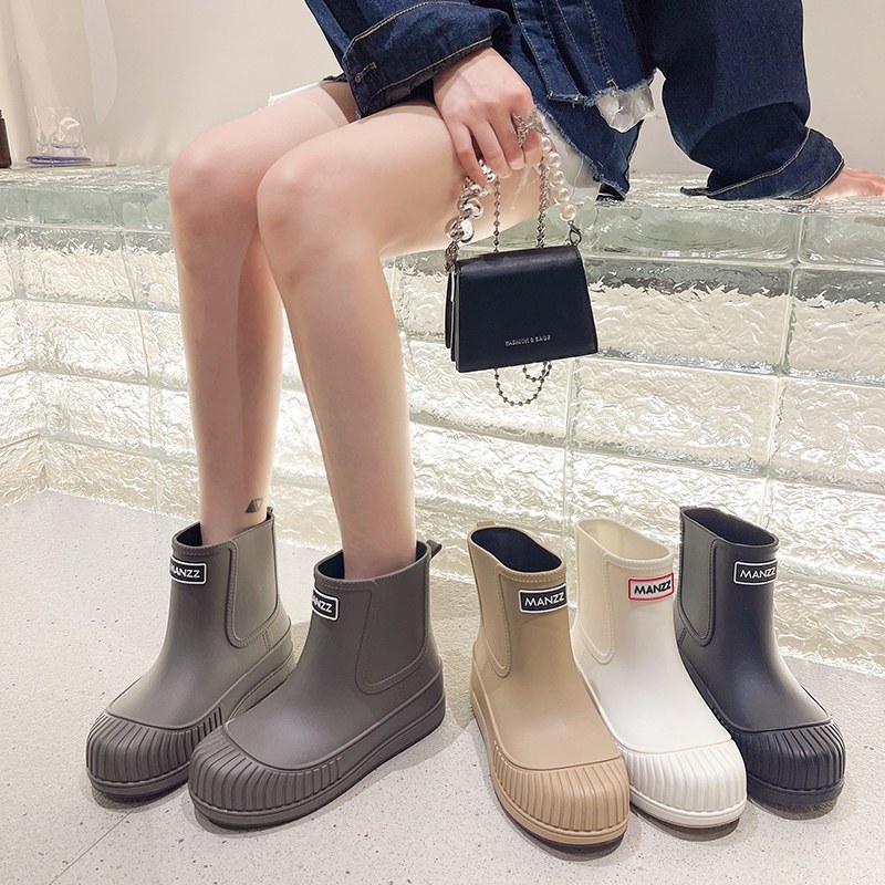 韩版时尚雨鞋女加绒防滑防水鞋保暖雨靴短筒水靴厨房胶鞋洗车买菜,女鞋,雨鞋,淘宝优惠券,粉丝福利购,淘宝优惠卷