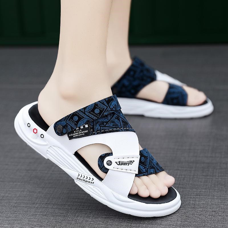 凉鞋男夏季2025新款外穿防滑防臭运动厚底拖鞋开车两用休闲沙滩鞋