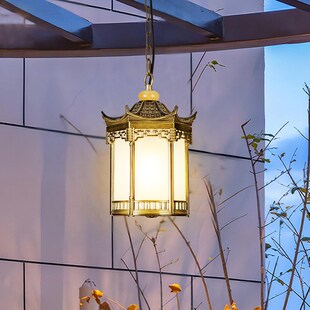 中式户外仿古灯笼中国风室外庭院宫廷凉亭连廊别墅大门口防水吊灯