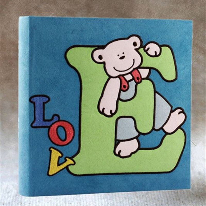 情侣/宝宝像册 绒布面卡通刺绣相册 6寸(4R)200张 插页式/影集