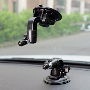 车载手机支架底座适配17mm球头挡风玻璃吸盘万向调节汽车导航改装