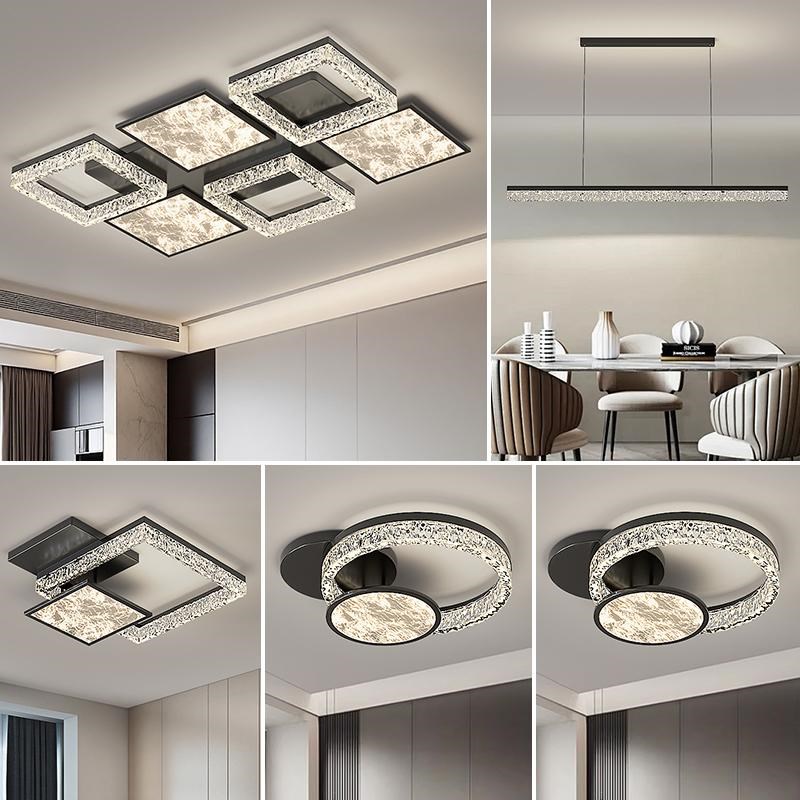 客厅灯意式极简风2025年新款简约现代客厅卧室树脂高级感中山灯具