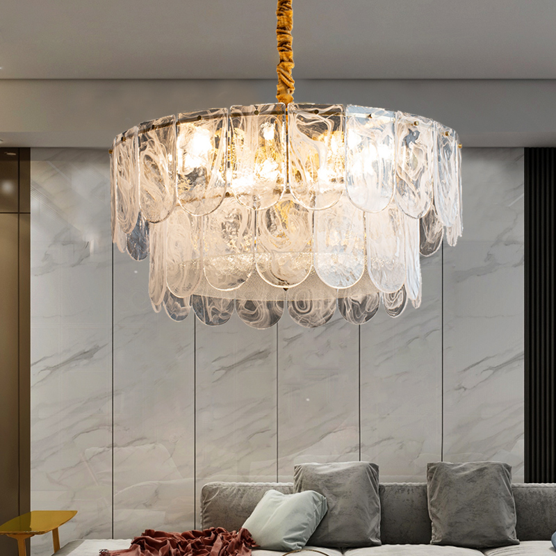 2021新款轻奢全铜吊灯客厅法式后现代简约餐厅北欧主卧室家用灯具