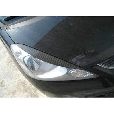 专用于08-13款飞度碳纤维灯眉眼眉碳纤灯眉大灯装饰条改装