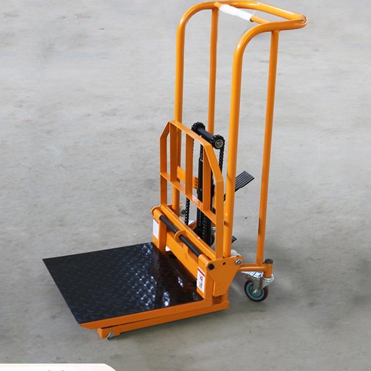 手动叉车小型家用液压地牛拖车微型升降平台板车手推车轻型升高车