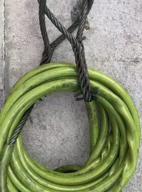 套塑料管插编钢丝绳吊起重吊索具编头吊车吊装用油丝绳14/16/18mm