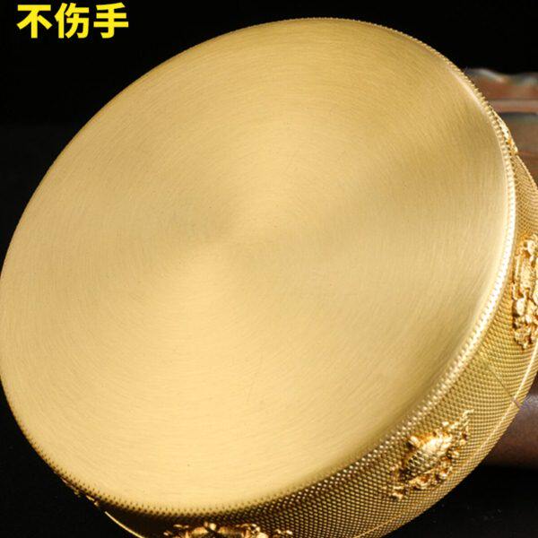 纯铜曼扎盘佛学院八吉祥曼达修盘10cm底基盘藏式密宗用品供曼茶罗