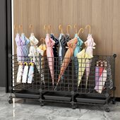 雨伞收纳架雨伞桶家用门口大容量放伞架挂伞沥水放置架商用装 伞桶