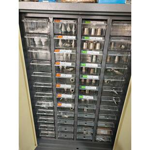 纳零件螺金丝配件整柜理柜刀具柜钻头分RVW类柜电子元 件收盒五储