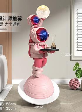 宇航员客厅落地乔迁新居太礼品摆件居zls20230饰品电夜视柜旁灯空