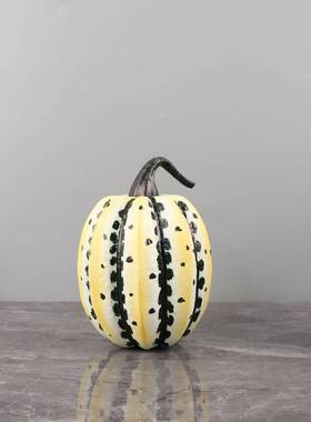 北视欧创意仿真脂南瓜摆件客厅卧室玄关房电树柜JBA酒店书家居装