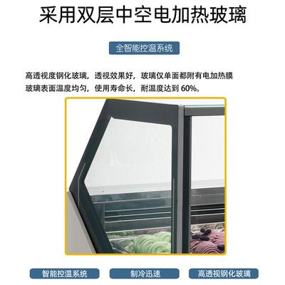 淇淋展示柜冷展藏冰冷冻柜208雪糕柜冰淇淋示柜冰棍藏柜冷柜
