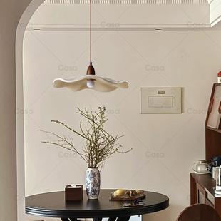 诧寂风复古水泥荷餐吊灯中古日简式 52113约禅意厅吧台叶实木吊线