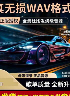 WAV真无损车载音乐U盘新