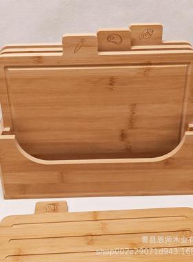 竹菜板5件套用雕竹板创意摆拍菜板刻lo家go实竹无品牌/砧板分砧类