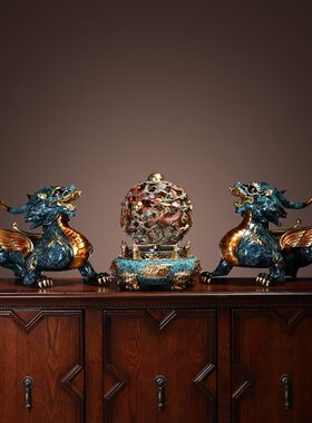 招财貔貅摆件全铜皮丘家居店铺办公室装饰开业礼品