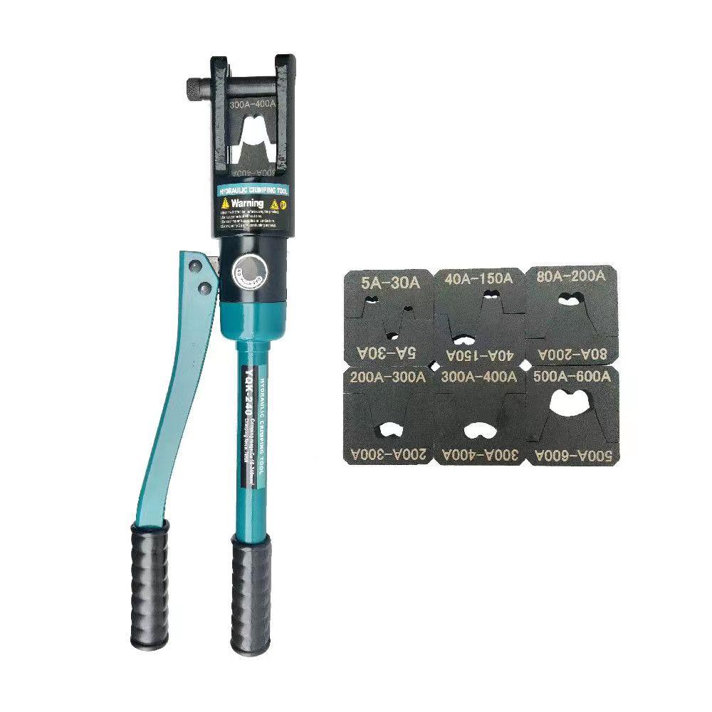 子6E3钳X开口807鼻铜鼻模具ot-600A液压压接线钳压端子多功能