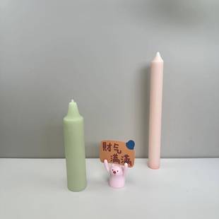 四腔烛硅胶模具DI胶Y长条蜡烛烛模具手作DIKWVY蜡台香薰蜡烛硅模