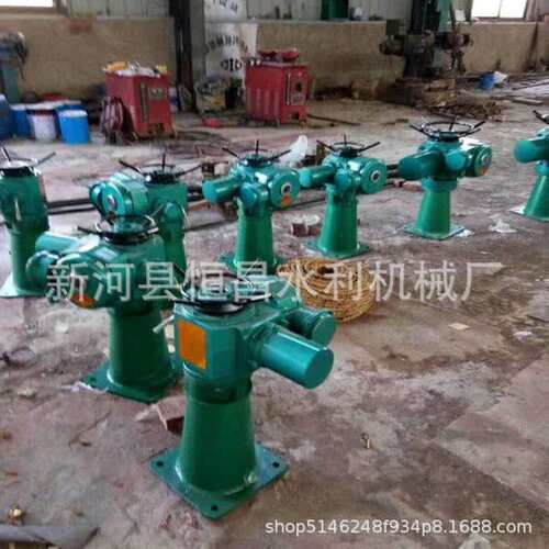 恒昌QLP直柄平推式启闭机手轮方向盘式启闭机型号齐全厂家