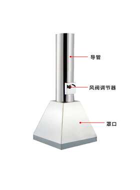 实验室不锈钢万向罩实验室PP万向抽气罩不锈钢原子吸收罩排风通风