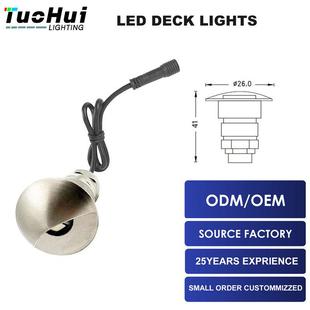 304不锈钢IP67台阶灯步道灯甲板灯10灯套LED地埋灯路径灯跨境热销