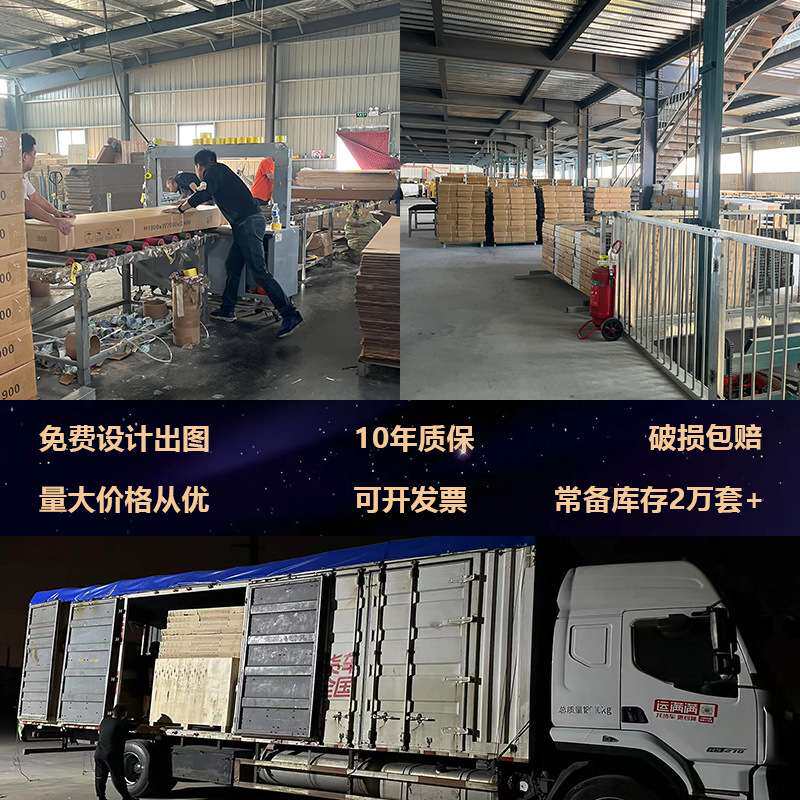 员工公寓带楼梯加厚铁架子床两层高低双人床学生宿舍上下铺双层床