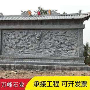 石雕拱桥汉白玉栏板浮雕桥庭院别墅户外花园小石桥围栏升旗台栏杆