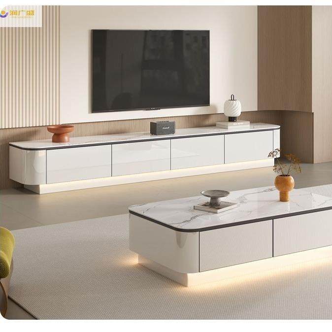 润广盛简约落地电视柜现代岩板茶几电视柜家用2025爆款套装组合,鲜花速递/花卉仿真/绿植园艺,割草机/草坪机,淘宝优惠券,粉丝福利购,淘宝优惠卷