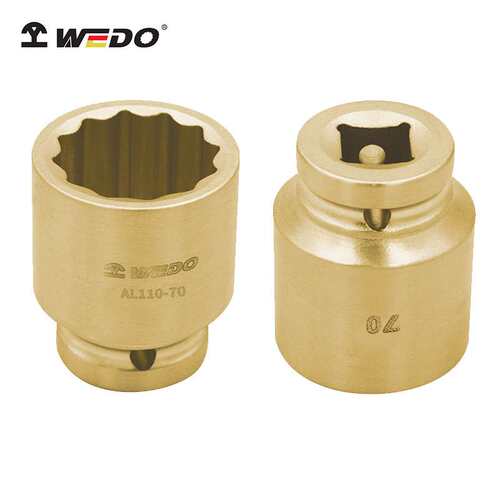 WEDO 维度 AL110铝青铜防爆风动套筒头1-1/4”方套筒 无火花工具