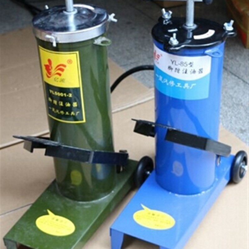 机械脚踏式黄油加注器黄油机高压黄油抢脚踏式注油器车载式黄油枪