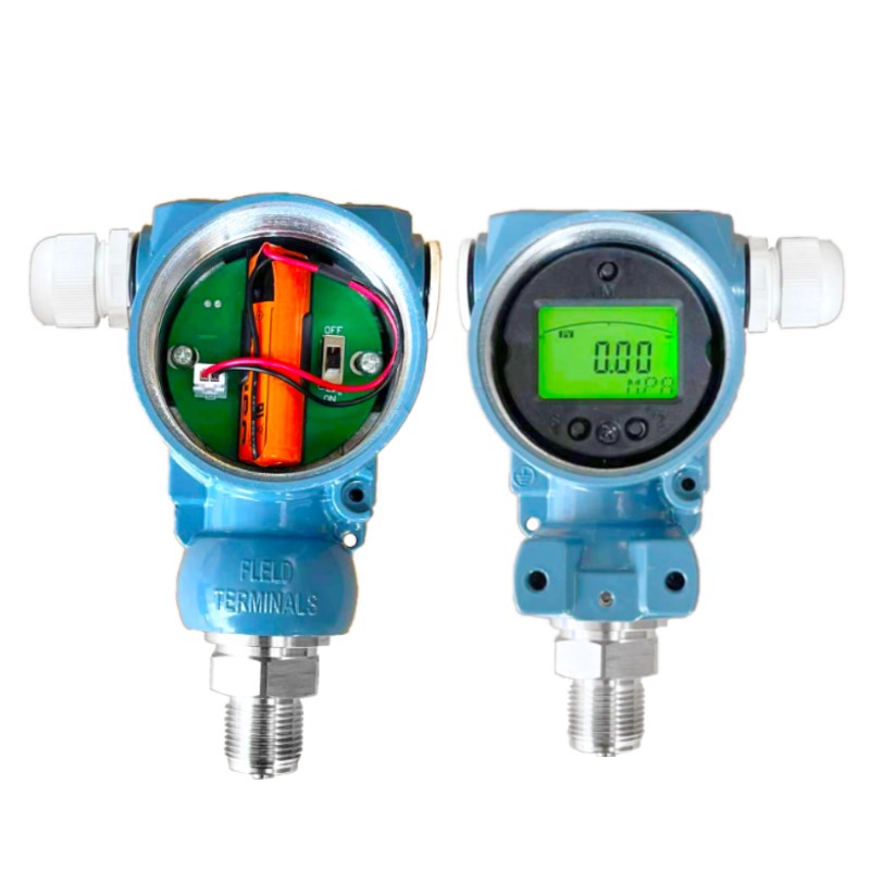 高精度电池供电数显压力表液晶2088水压液压油压气压负压真空表