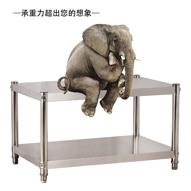 双层厨房不锈钢置物架50高落地式微波炉烤箱收纳多层碗锅架子小型,厨房/烹饪用具,厨房置物架/置物柜/角架,淘宝优惠券,粉丝福利购,淘宝优惠卷