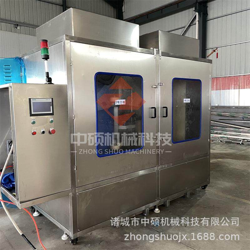 工业洗桶机各类尺寸油桶料桶塑料桶清洗机旋转式刷桶机