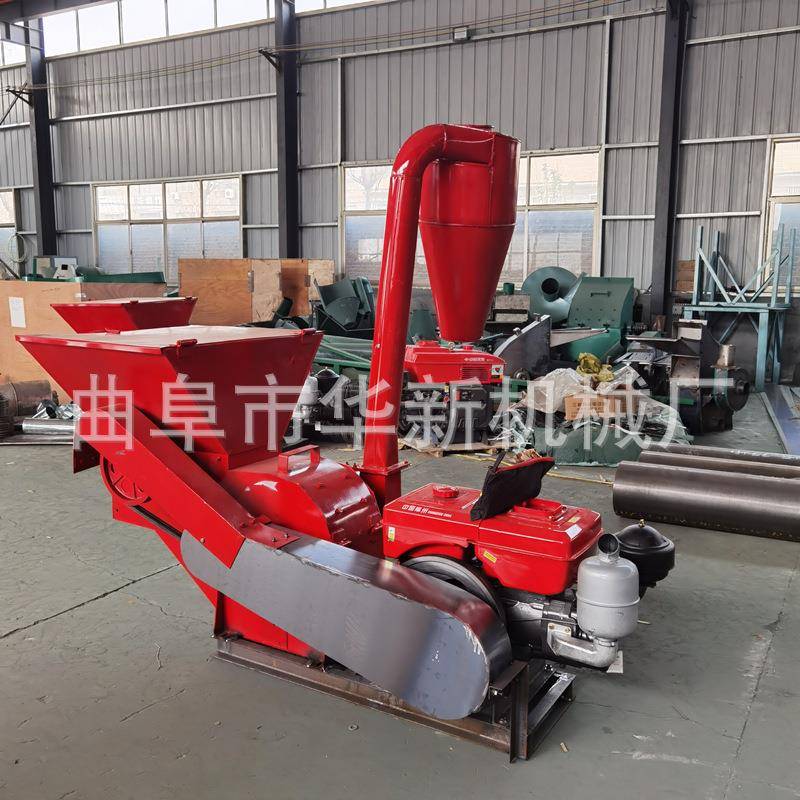 沧州大进料口蒜皮玉米芯粉碎机大型玉米秸秆饲料粉碎机边角料机械