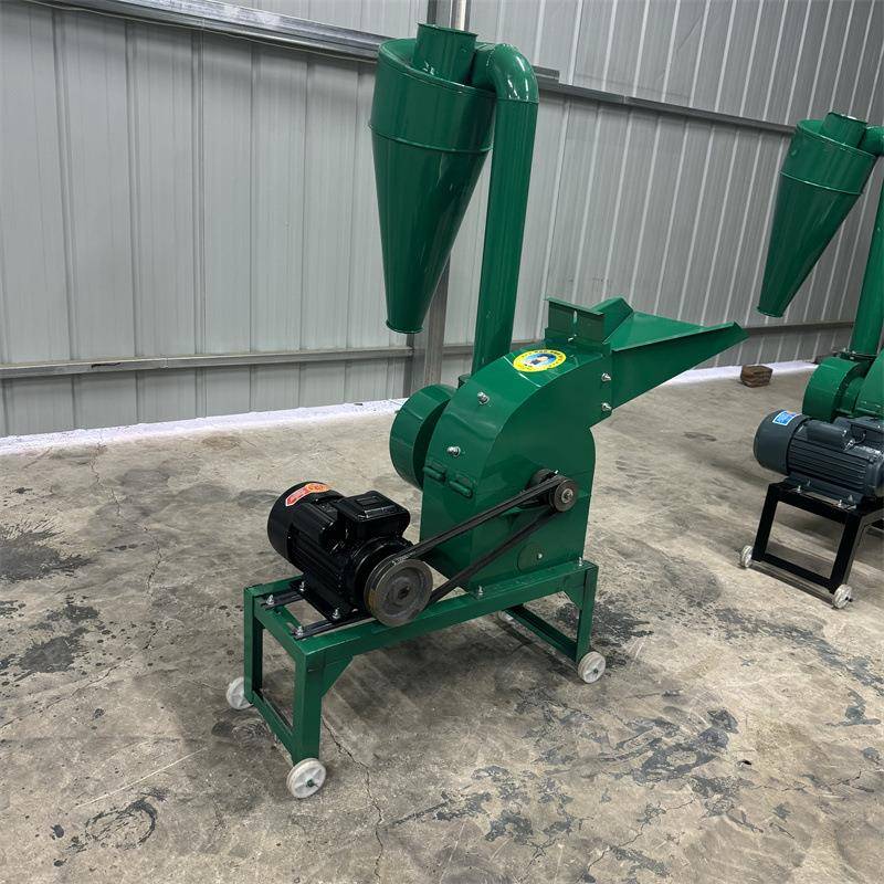 大型双口玉米芯秸秆草料打糠多功能粉碎机锤片式万能饲料粉碎机