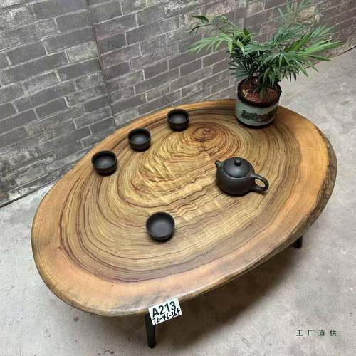 香樟804木茶客桌风根雕实木小几原生茶态诧寂民宿厅飘窗榻榻米小