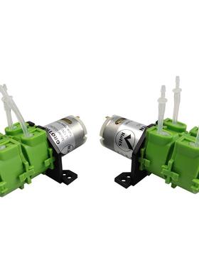 双头蠕动泵微型循环1泵2V/24V抽胶水泵静音小G328D泵自吸抽管水泵