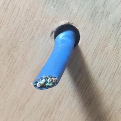 超类网线无氧铜7七FNC类10G万网兆STP双屏蔽网线cat7线3F05米