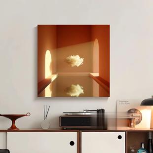 法小众艺术厅饰画高级感卧室床头挂画玄式 云ALJZ2503 漂浮 装