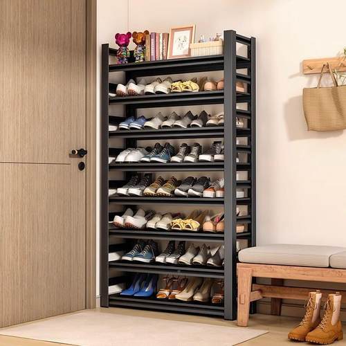 家用室内门口钢制量鞋架子层大简易多XMK容钢架省空间经济型入户