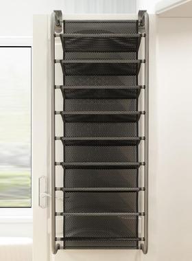 简壁挂易门后架宿舍入户创鞋意多层省大空间72338收纳置物架轻便