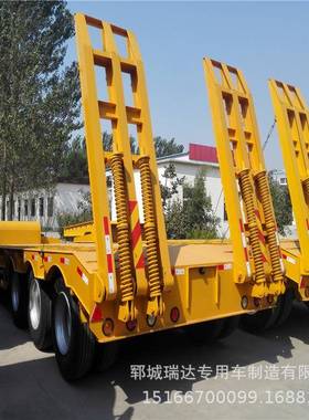 VFS高三线六桥平板钩机板格运输半车挂实际配低置价报价