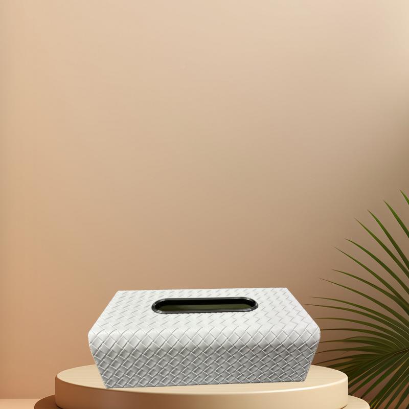 欧间式轻奢抽纸巾盒样板商务酒店纸巾盒书/客厅皮革004纸房巾式盒