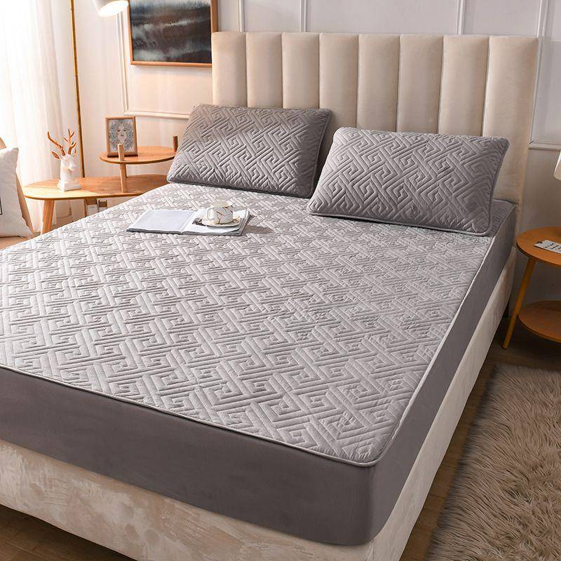 床垫包裹套床笠WEAC0Oyx单件夹棉加厚床垫护保防罩滑防固定尘床套