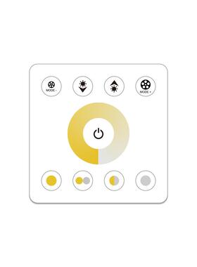86面板LED控制器 塑胶86*86面板 5-24V全触摸黑色/白色墙壁式面板